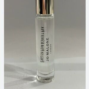 Jo Malone Clear Perfume Vial with Silver Cap English Pear and Freesia